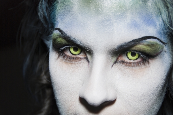 Halloween contact lenses