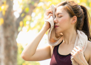 Hair losss due to sweating reversible