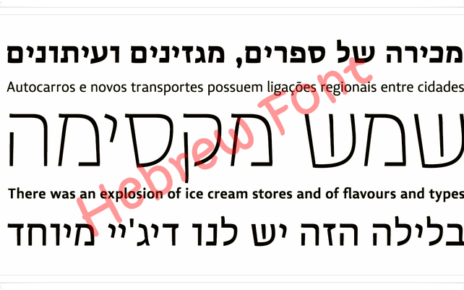 hebrew fonts