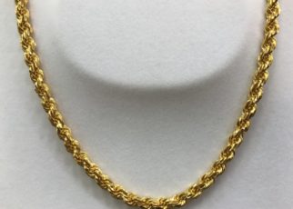 men gold chain 9 carat