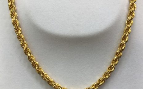 men gold chain 9 carat