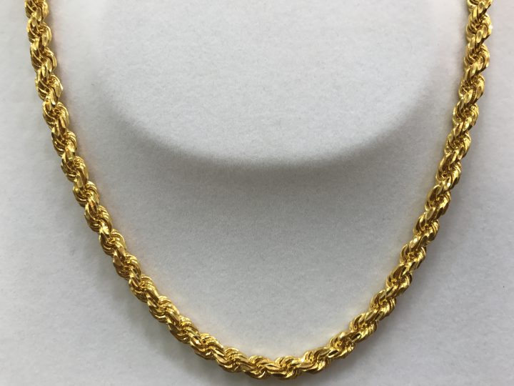 men gold chain 9 carat