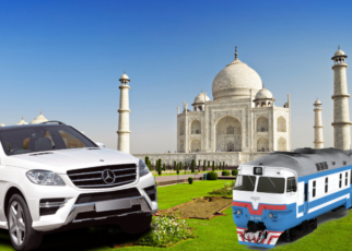 same day agra tour by car vs train