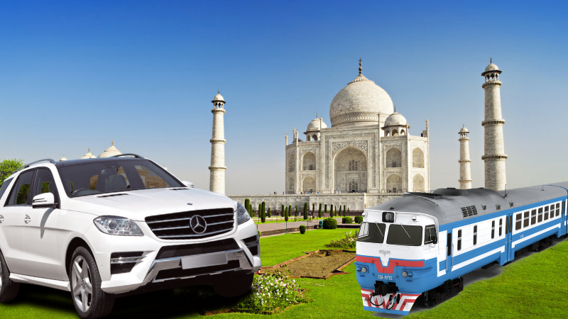 same day agra tour by car vs train