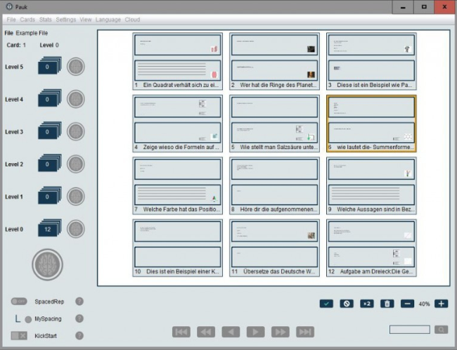 Flashcard app for windows