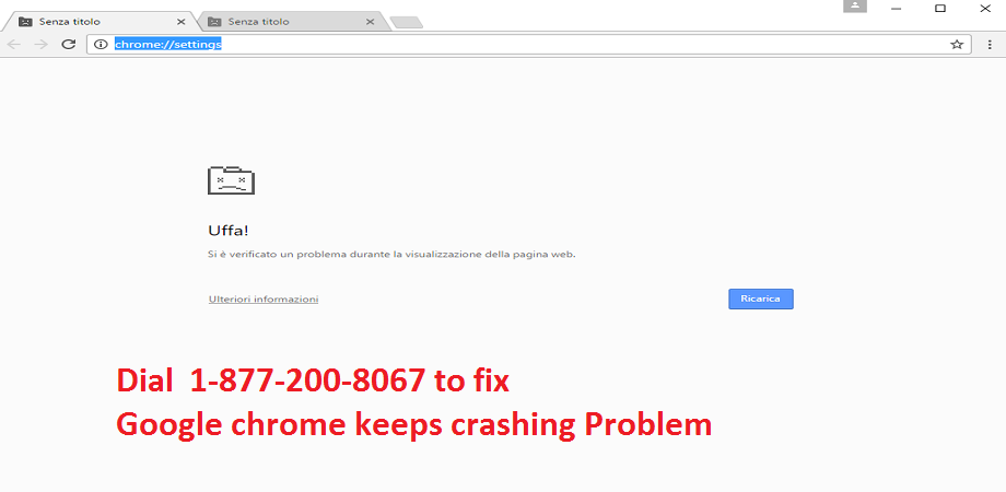 google chrome keeps crashing