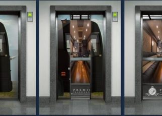 Innovative way of Promoting: Lift Door Advertising