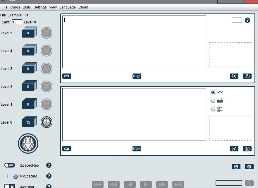 Flashcard app for android