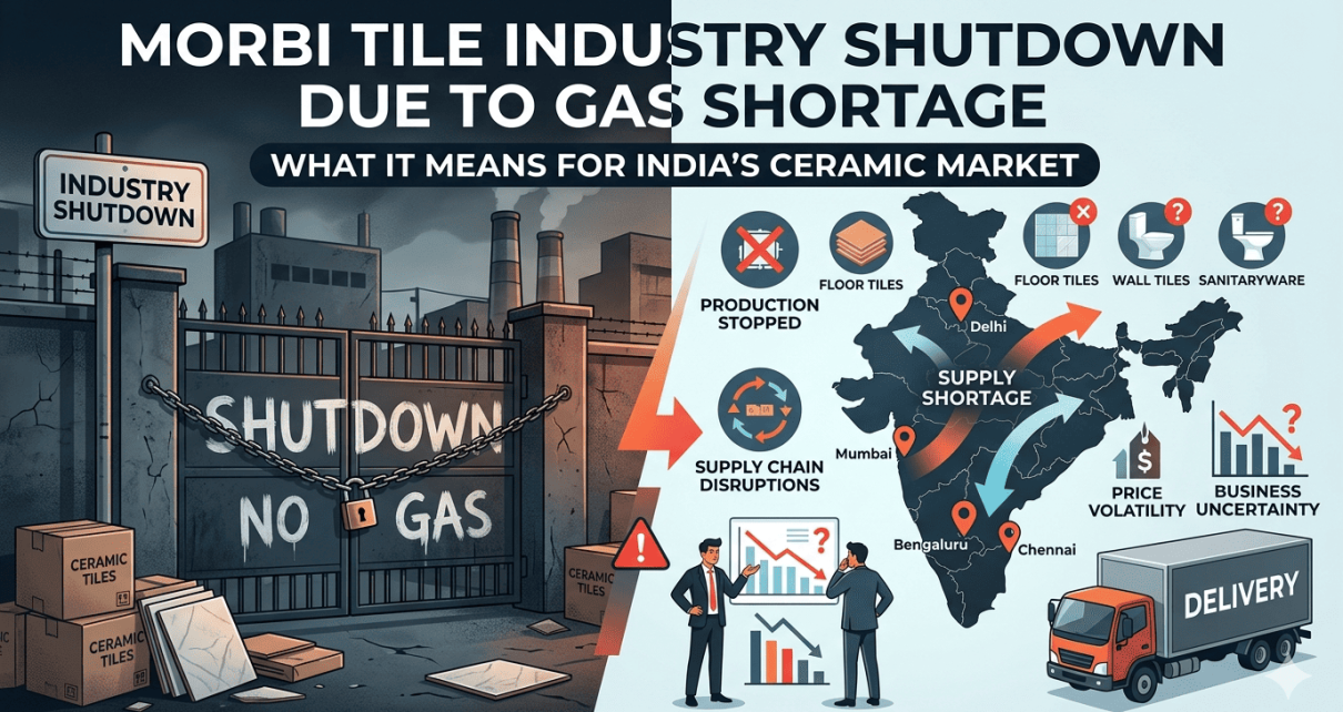 Morbi Tile Industry Shutdown Due to Gas Shortage